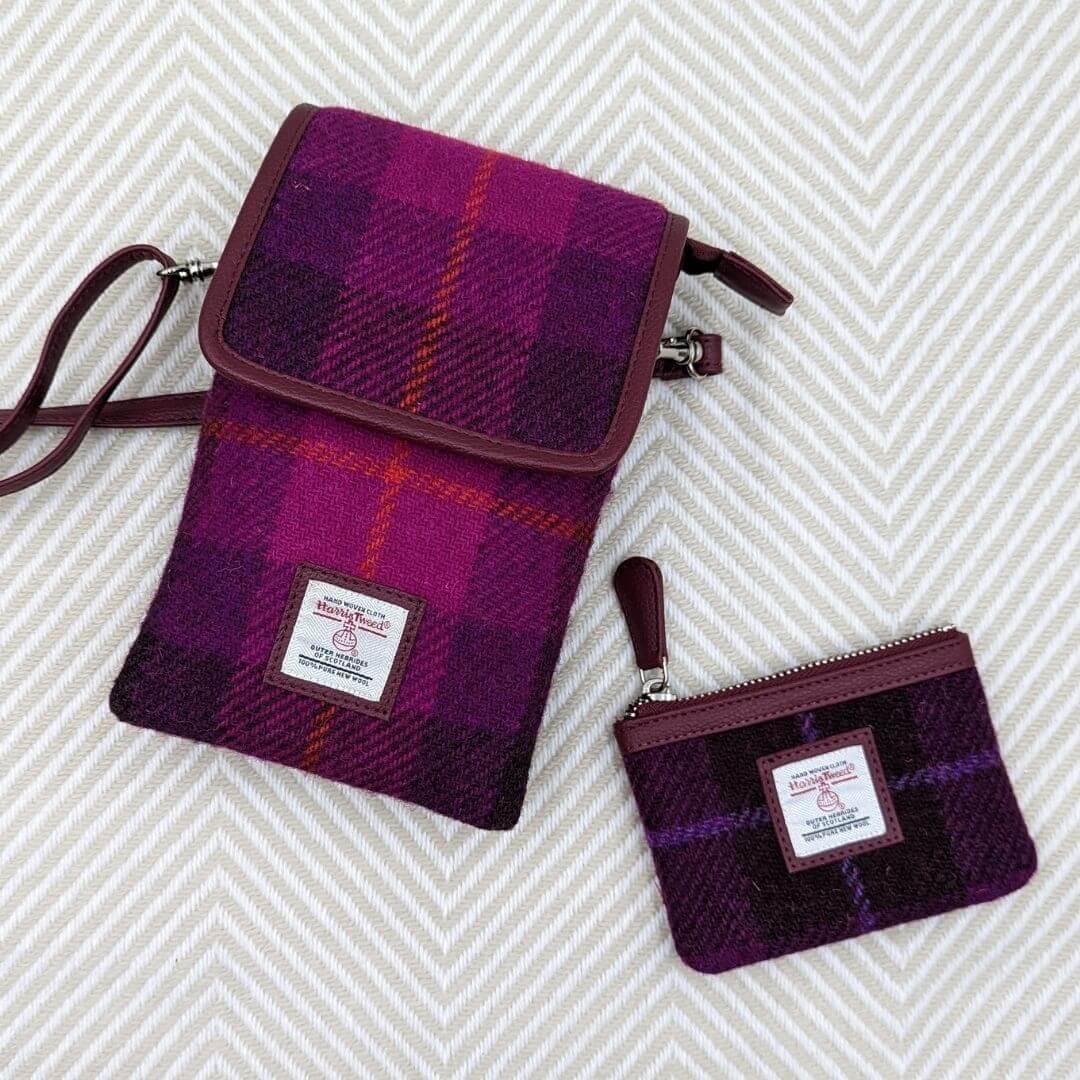 Collection of Harris Tweed Bags & Accessories at Contempo.