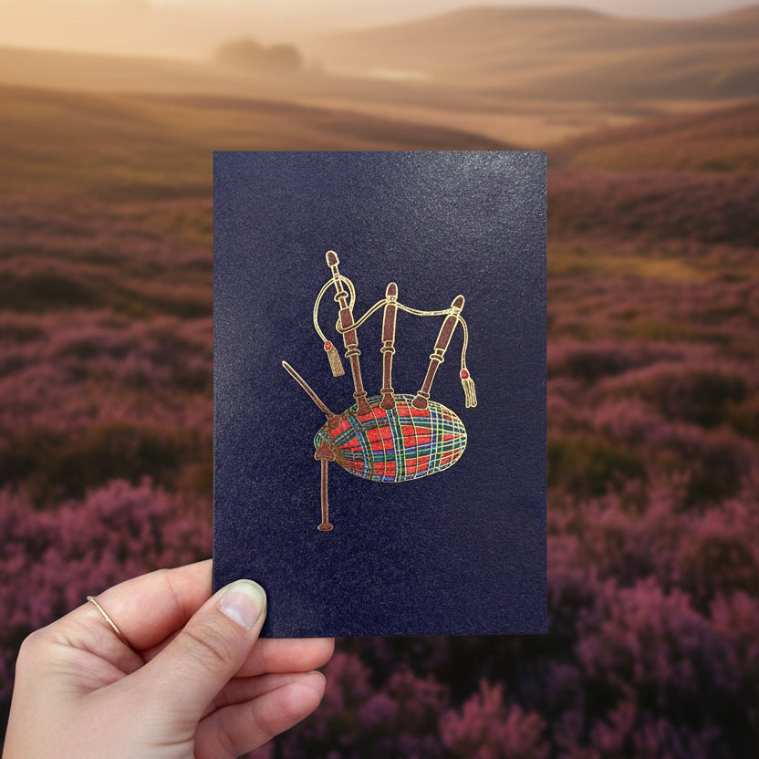 Bagpipes Card