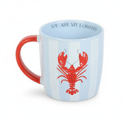 Interior view showing You Are My Lobster message inside mug