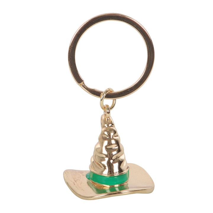 Back view of Bad Witch Social Club witch hat keyring charm.