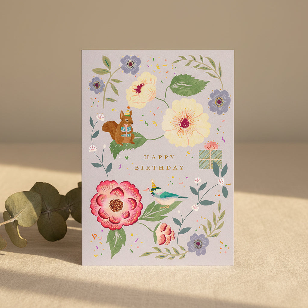 Party Creatures Greeting Card