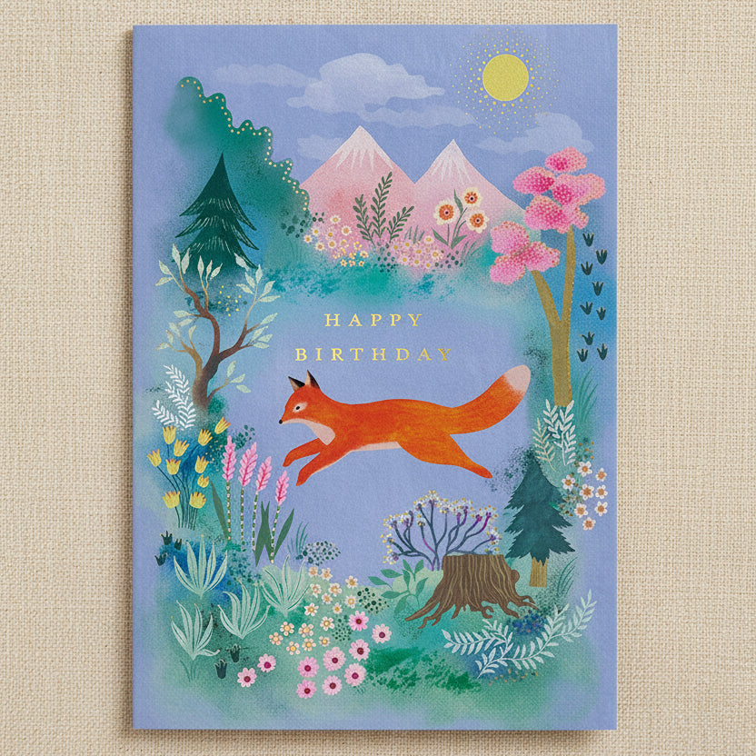 Mountain Fox Greeting Card
