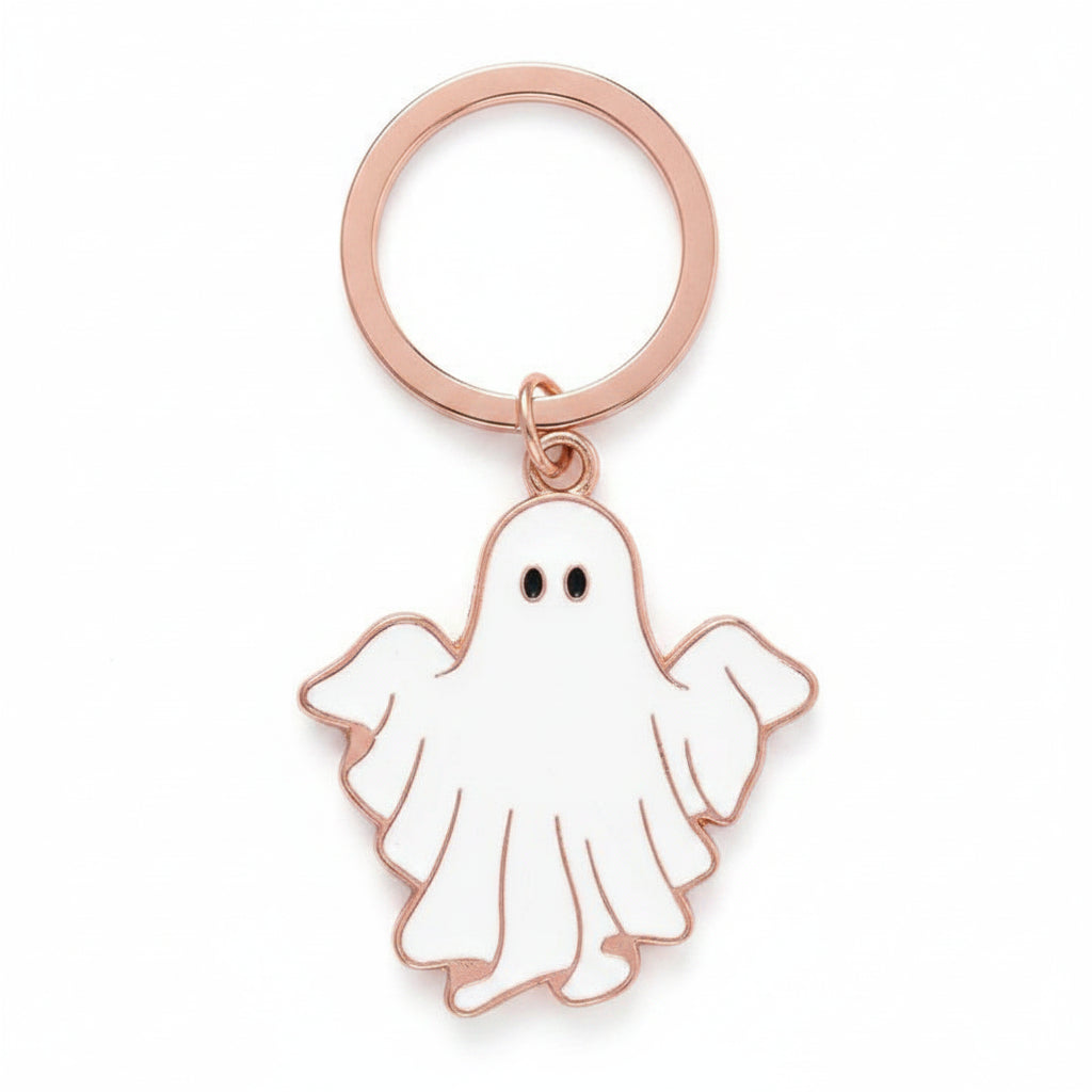Groovy Ghost Keyring