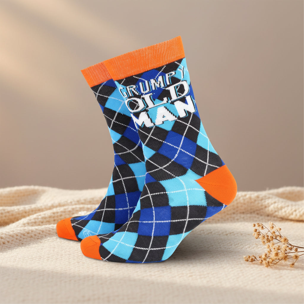 Grumpy Old Man Mens Bamboo Socks