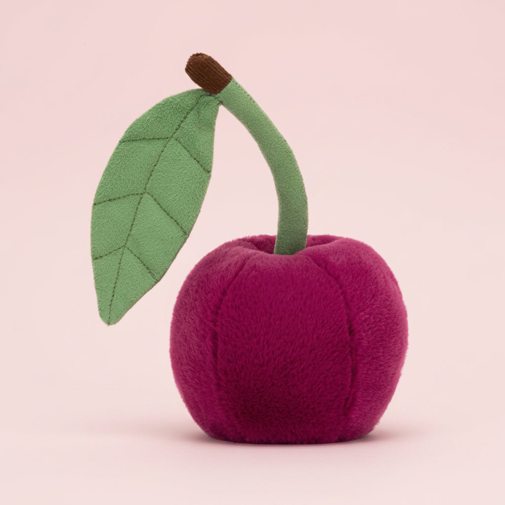 Back View: Backside of the Jellycat Amuseables Cherry