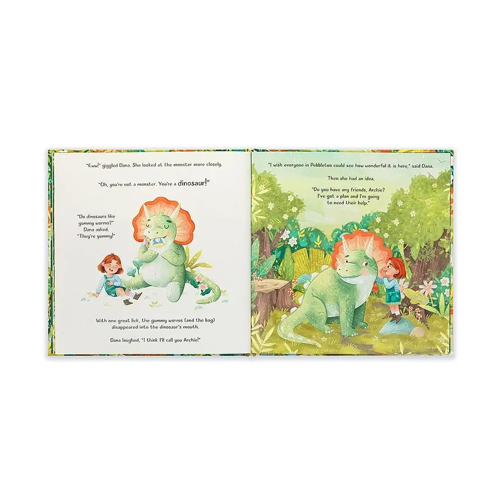 Explore colorful illustrations & enchanting poems in Archie My Dinosaur Friend! Dana & Archie discover the joy of being different in this heartwarming story.