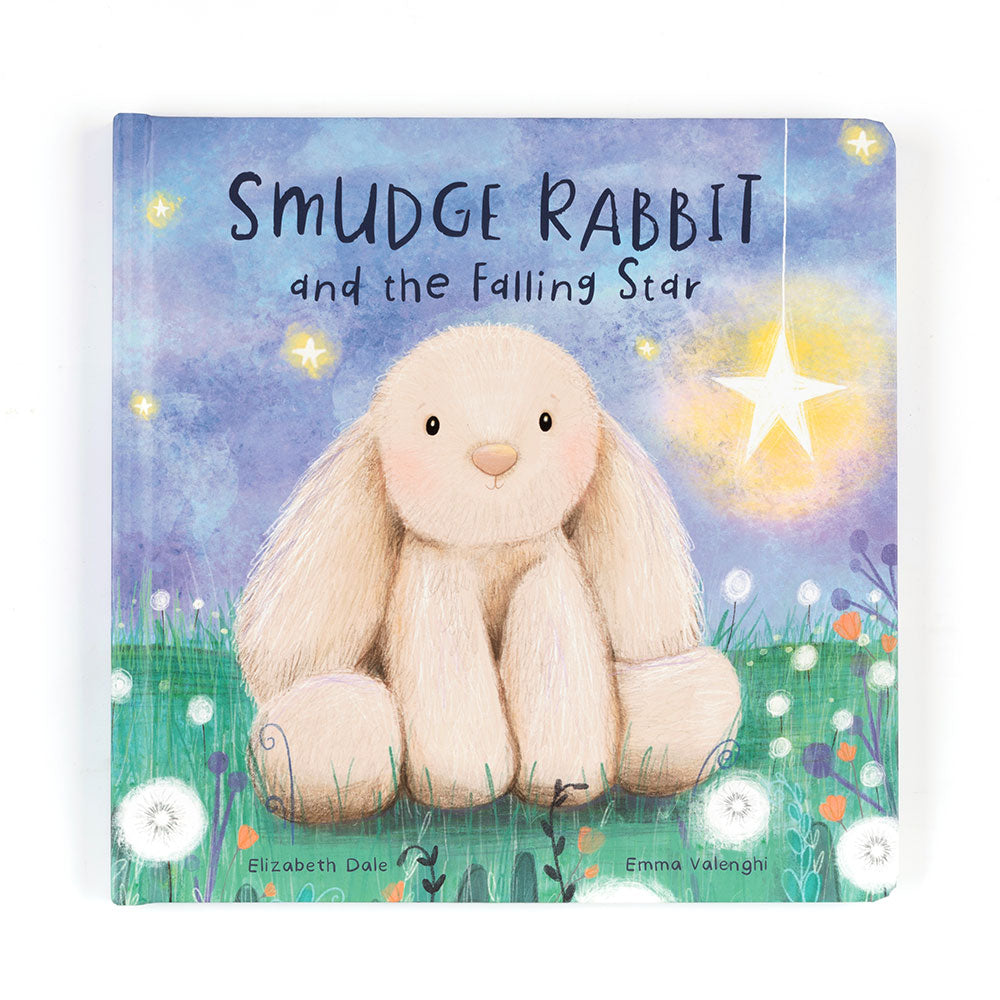 Smudge Rabbit and the Falling Star book cover with bunny illustration