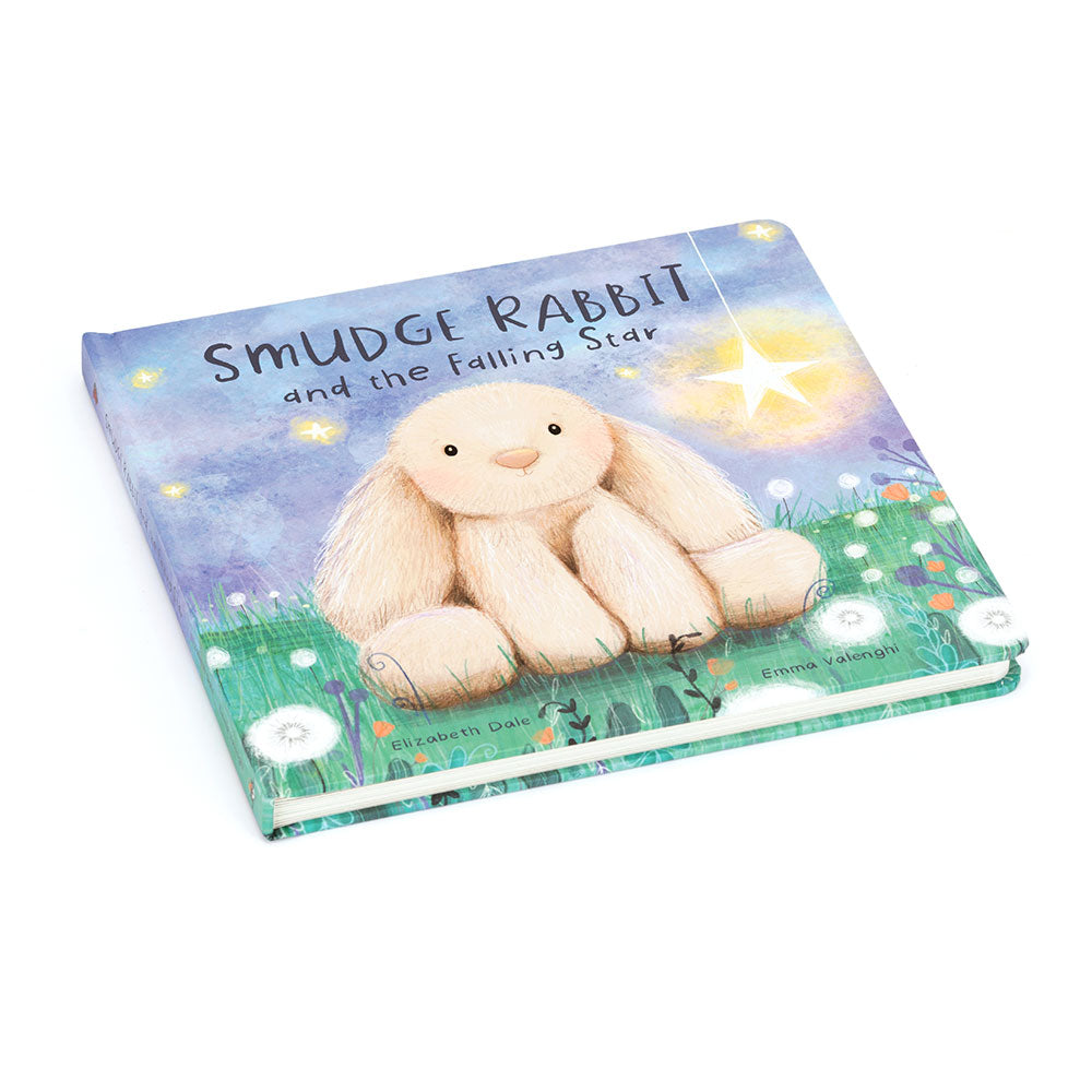 Smudge Rabbit and the Falling Star book lying flat showing cover