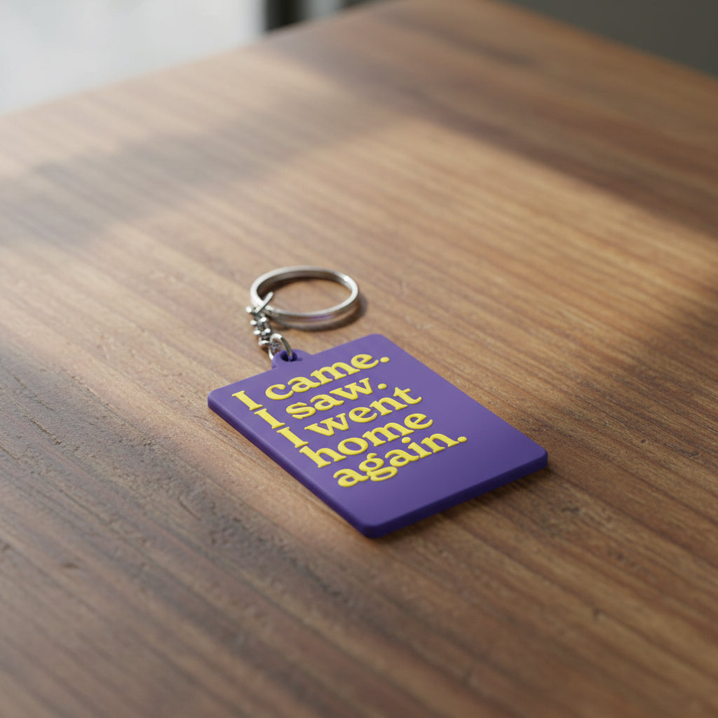 I came. I saw. Keyring