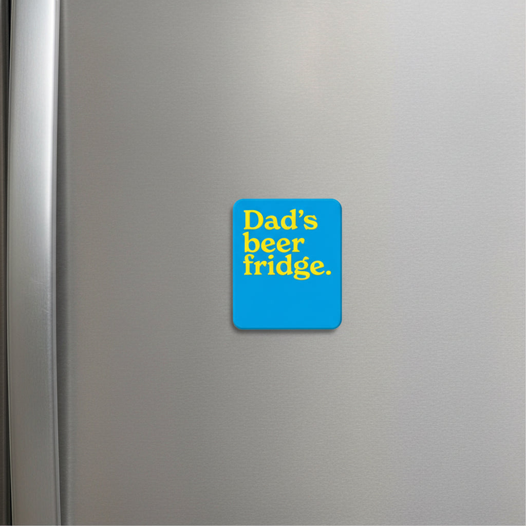 Dad's beer fridge Fridge Magnet