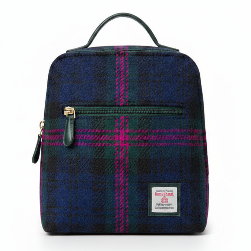Mini Backpack with Baird Check Harris Tweed®