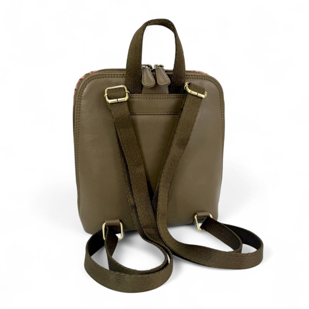 Harris Tweed Mini Backpack in Warm Maple – Contempo