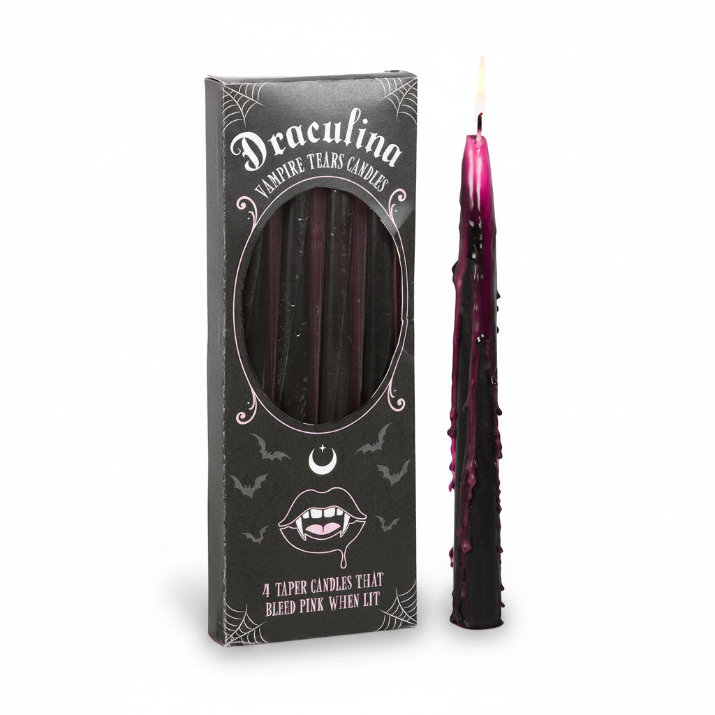 Set 4 Gothic Vampire Tears Bleeding Candles
