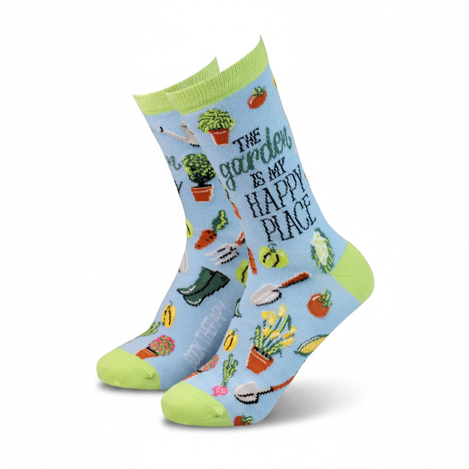 Garden Is My Happy Place Bamboo Socks