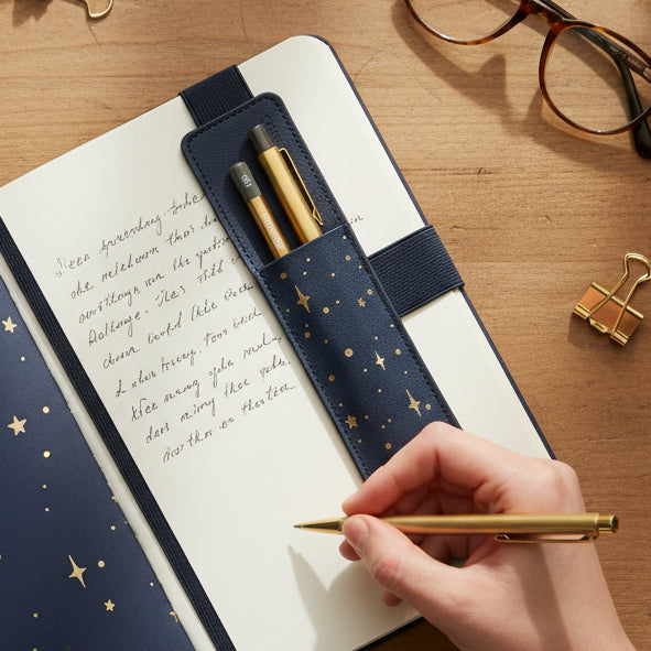 Bookaroo Moon & Stars Pen Pouch