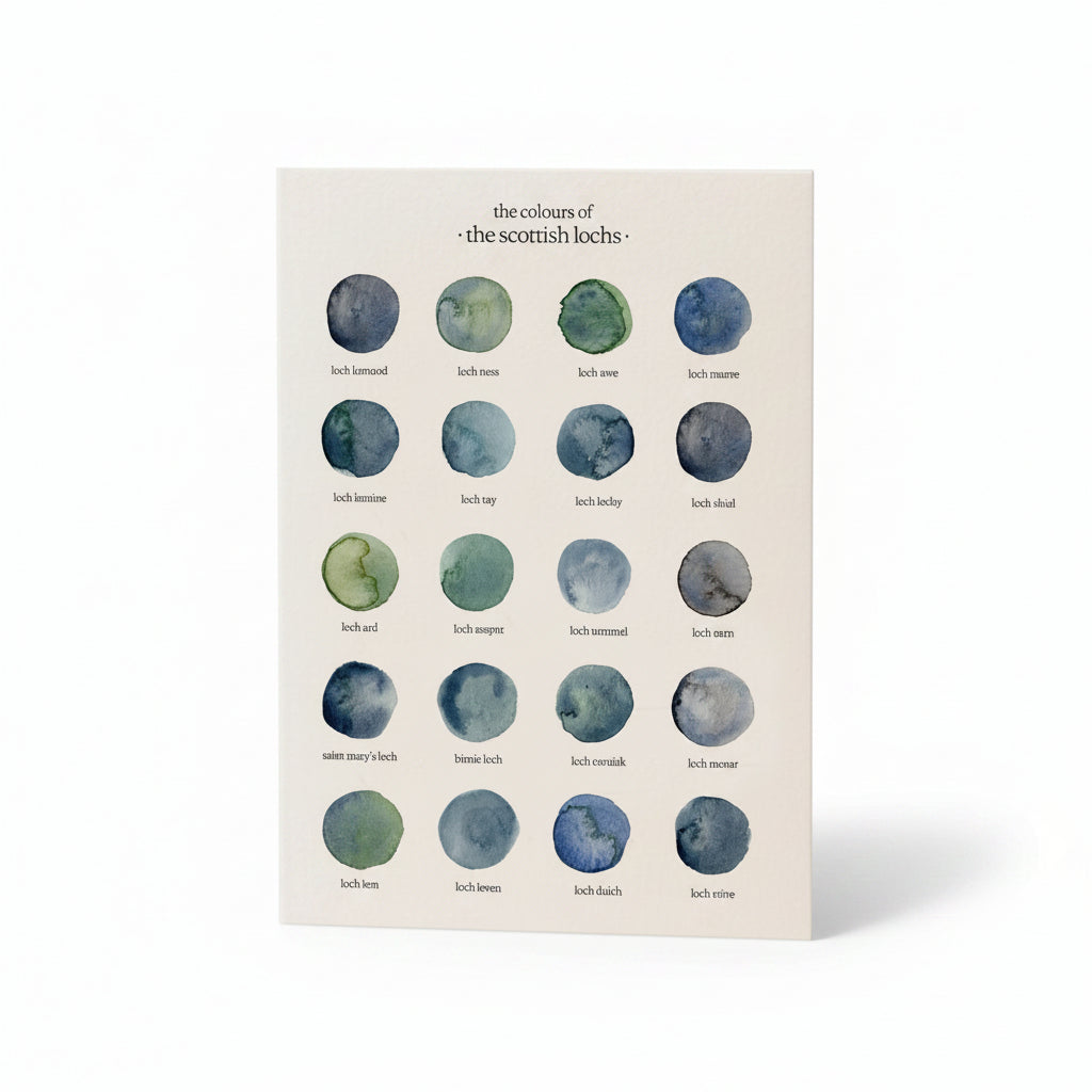 The Colours of The Scottish Lochs Greetings Card