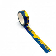 Edinburgh decorative tape displaying Scottish landmarks pattern.