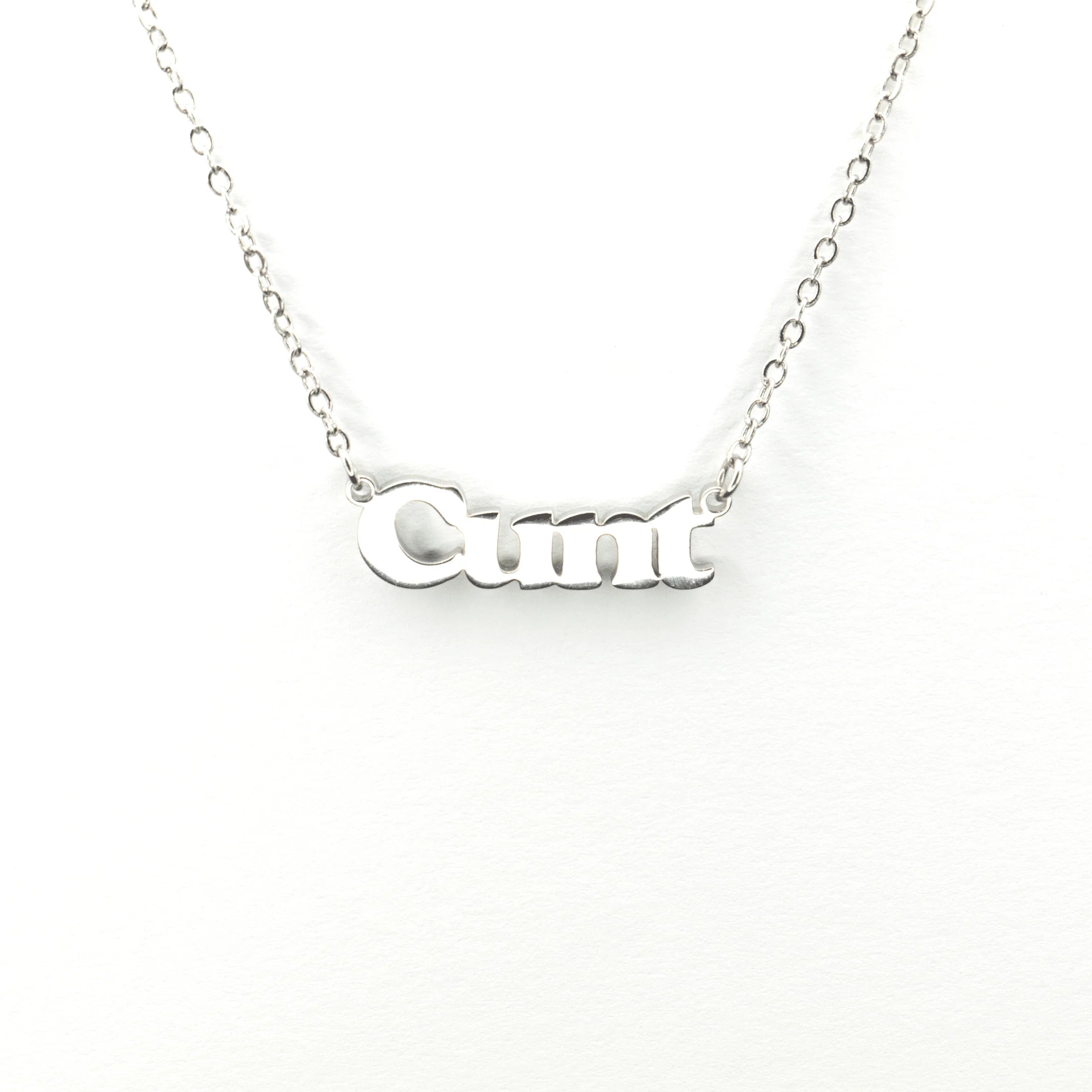 C*nt Necklace - Silver