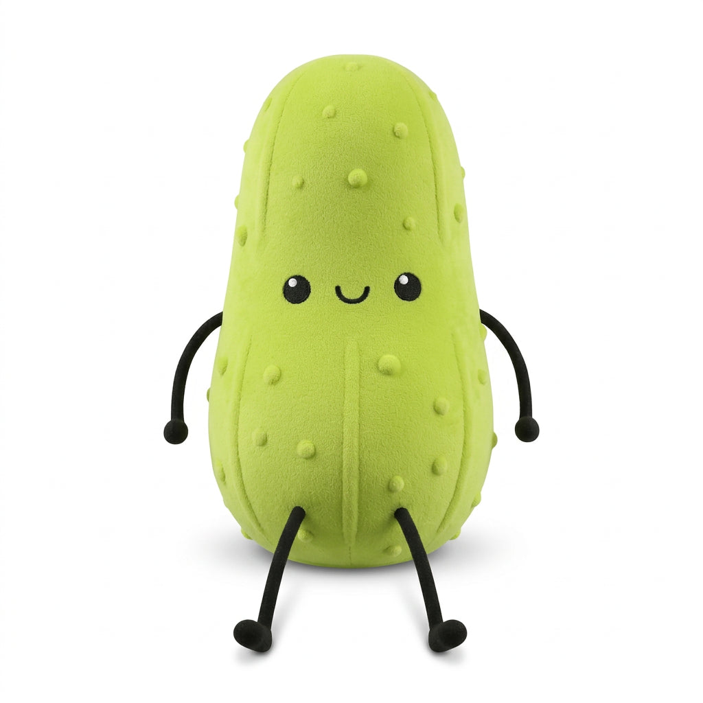 Positive Pickle Light lamp with arms and legs on a white background