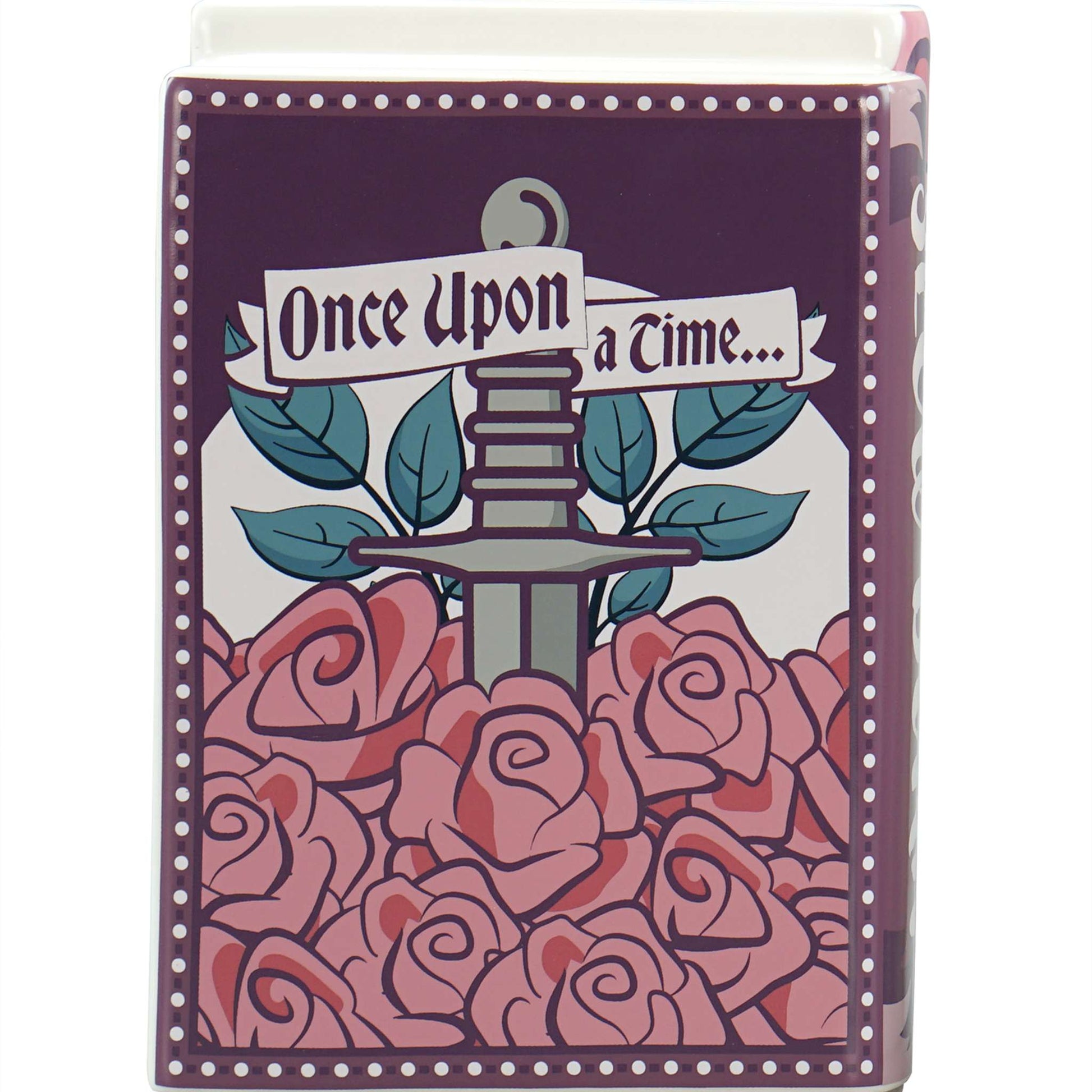 Purple Once Upon A Time gift box the Romantasy bookends arrive in
