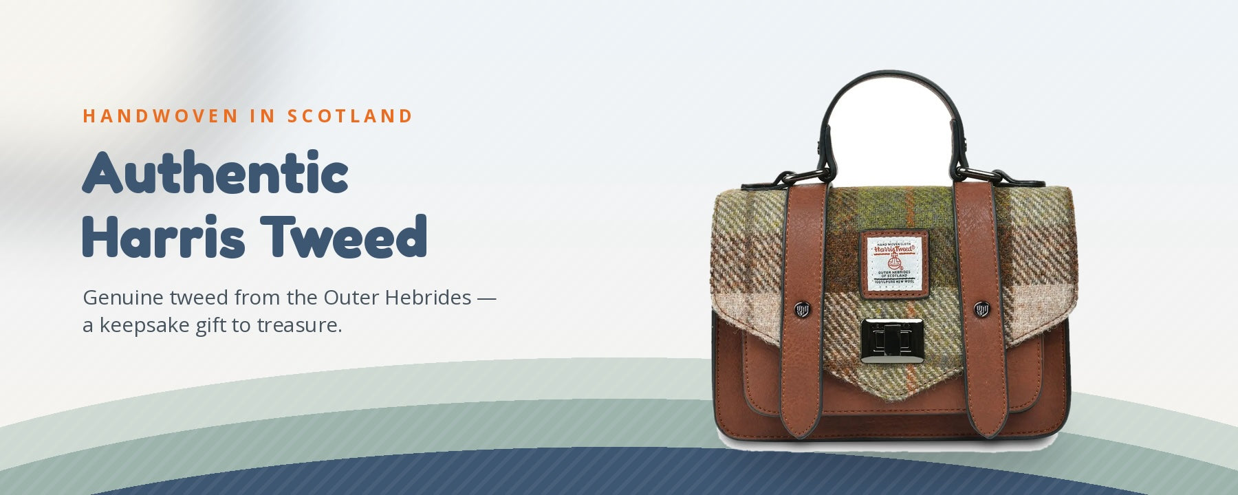 Authentic Harris Tweed bags and accessories at Contempo