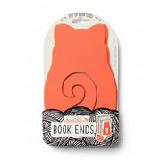 Cat BookTails bookends folded flat on their printed backing card