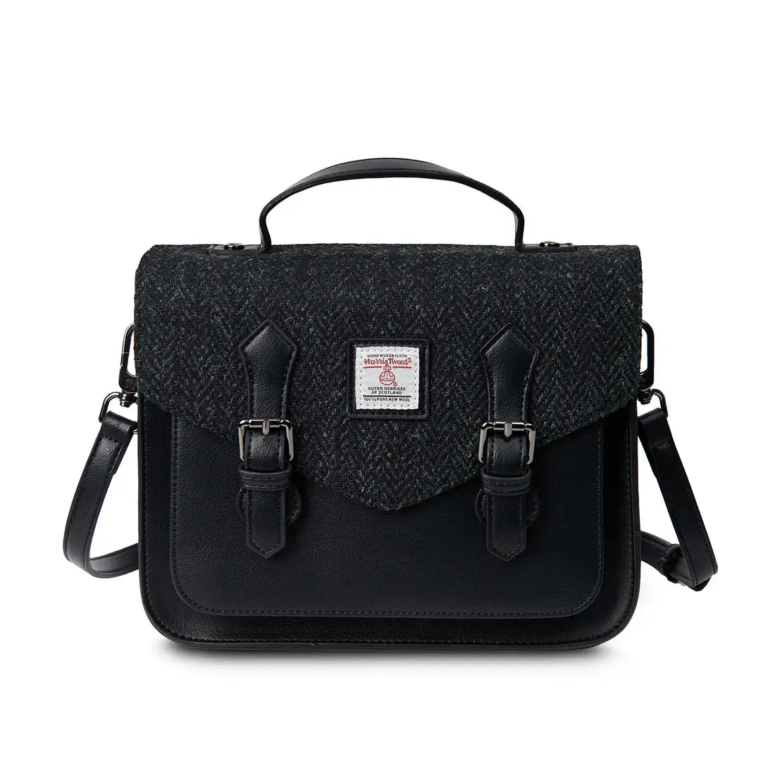 Medium Calton Satchel Harris Tweed