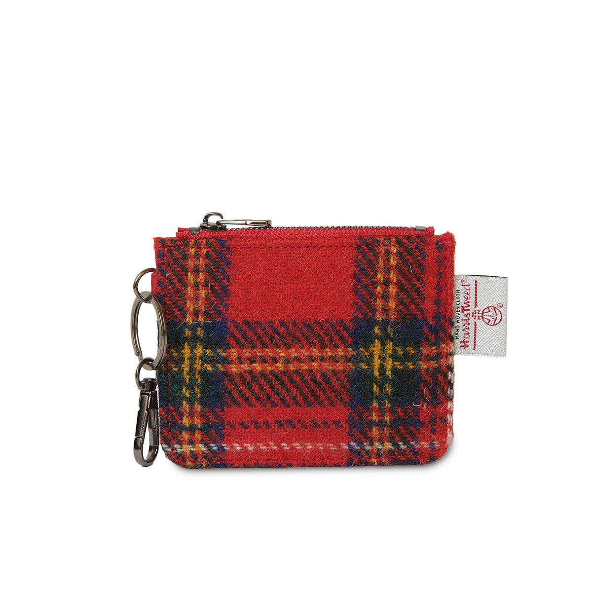 Islander Royal Stewart Tartan Card Zip Wallet with Harris Tweed