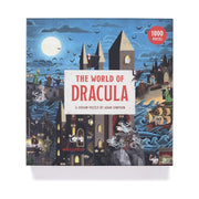 World of Dracula jigsaw box front on a pure white background
