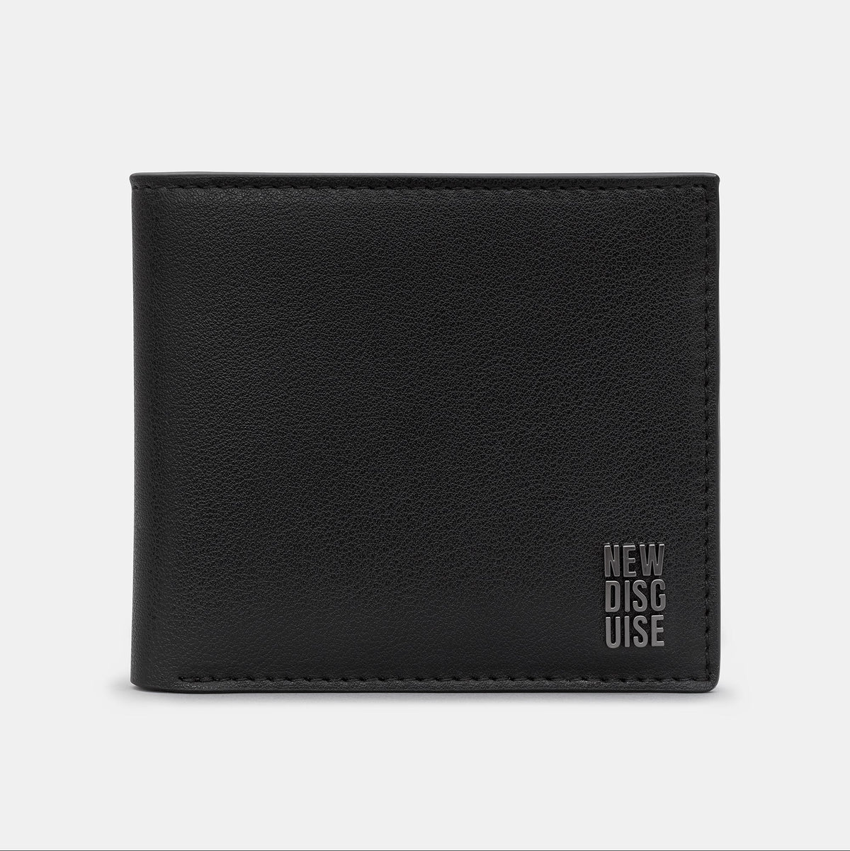 Brandon Core Wallet in black and yellow, front view