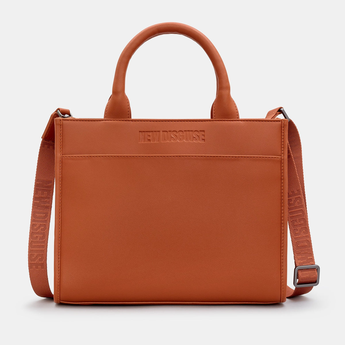 Gatto Cat Tote Bag in mocha and cream, back view
