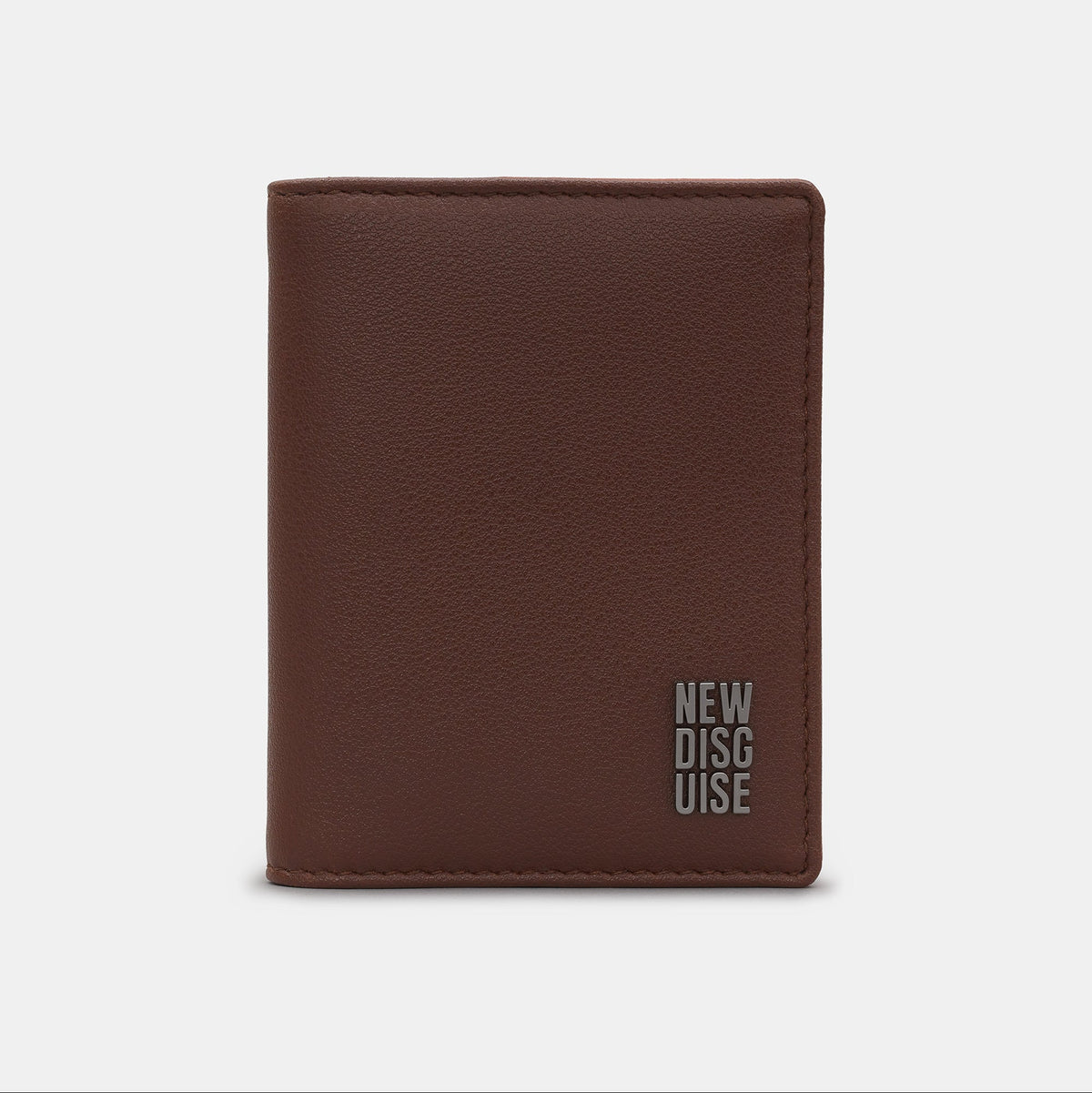 Nolan Card Holder in brown and chestnut, front view