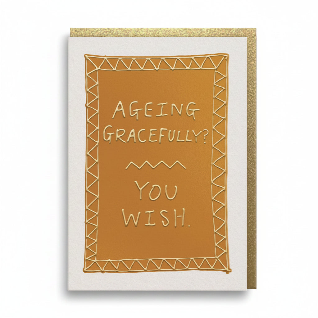 Ohh Deer Ageing Gracefully funny birthday greeting card with witty design