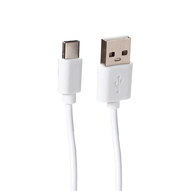White USB C charging cable supplied with the broccoli night light