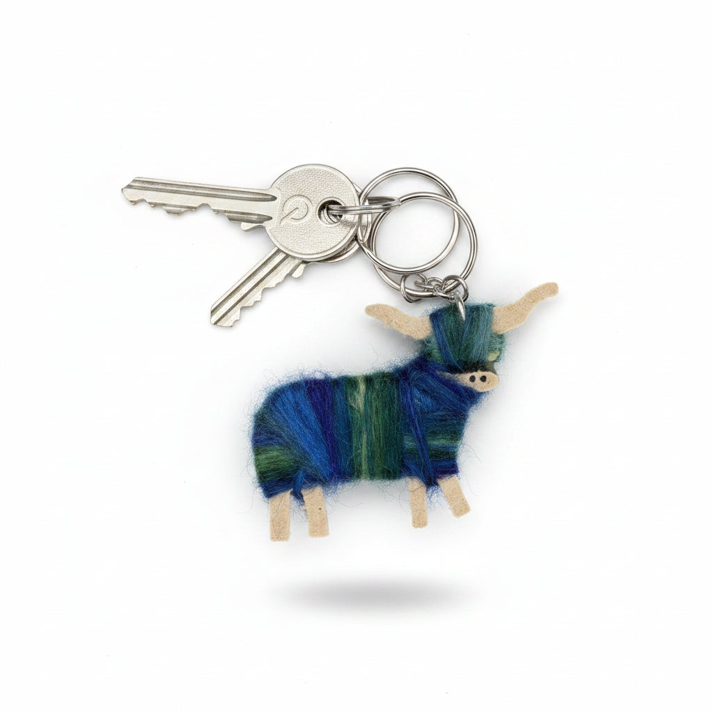 Scottish Highland Cow Keyrings