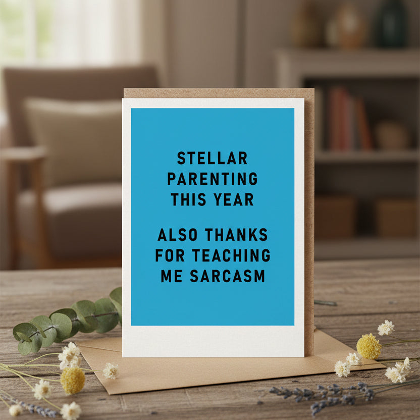 Stellar Parenting Father's Day Card