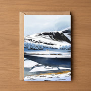 Winter at Loch Eil, Cosy Cottage Greeting Card