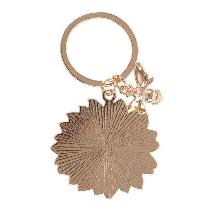 You Are My Sunshine sunflower keyring meaningful gift