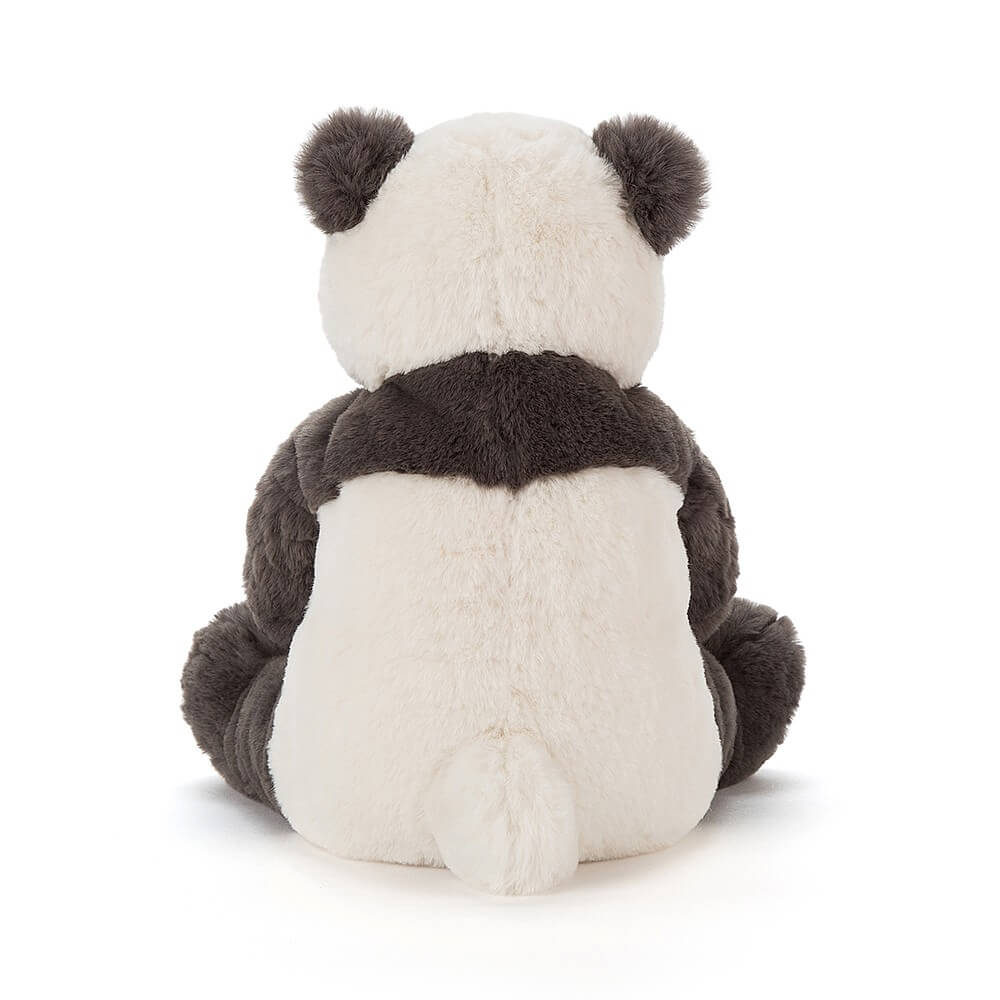 Jellycat Harry Panda seated rear view